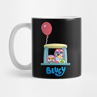 driving bluey Mug